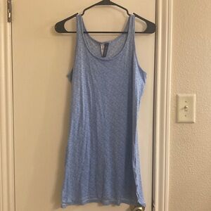 Lounge wear shift tank dress side slits
